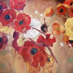 Dansuese Rouge, 48x60, Oil on Canvas